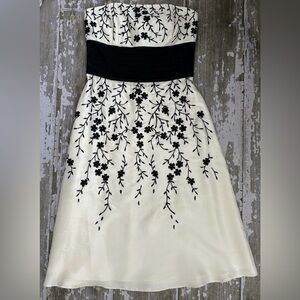 White House Black Market Strapless Ball Gown